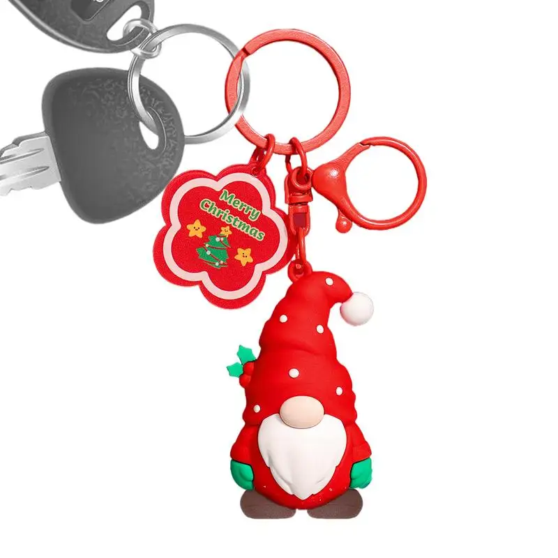 Santa Claus Keychain Backpack Keychain Charm Decorative Keychain Accessories For Men Women Car Key Keychain Charm Cute Purse