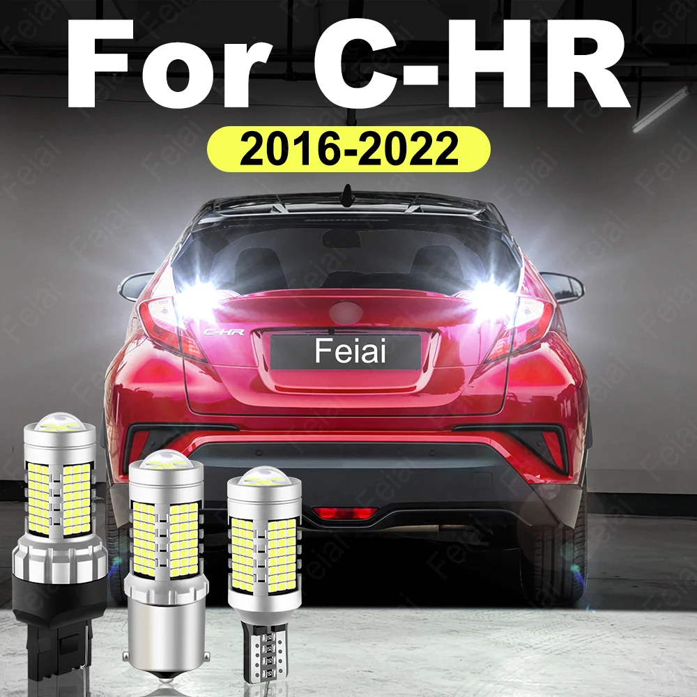

LED Reverse Light For Toyota CHR C-HR 2016 2017 2018 2019 2020 2021 2022 Reversing Lights Bulb Super Bright Flash Accessories