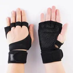 Gym Fitness Heavyweight Training Gloves Men Women Body Building Half Finger Non-Slip Gloves Wrist Support Weightlifting Sports