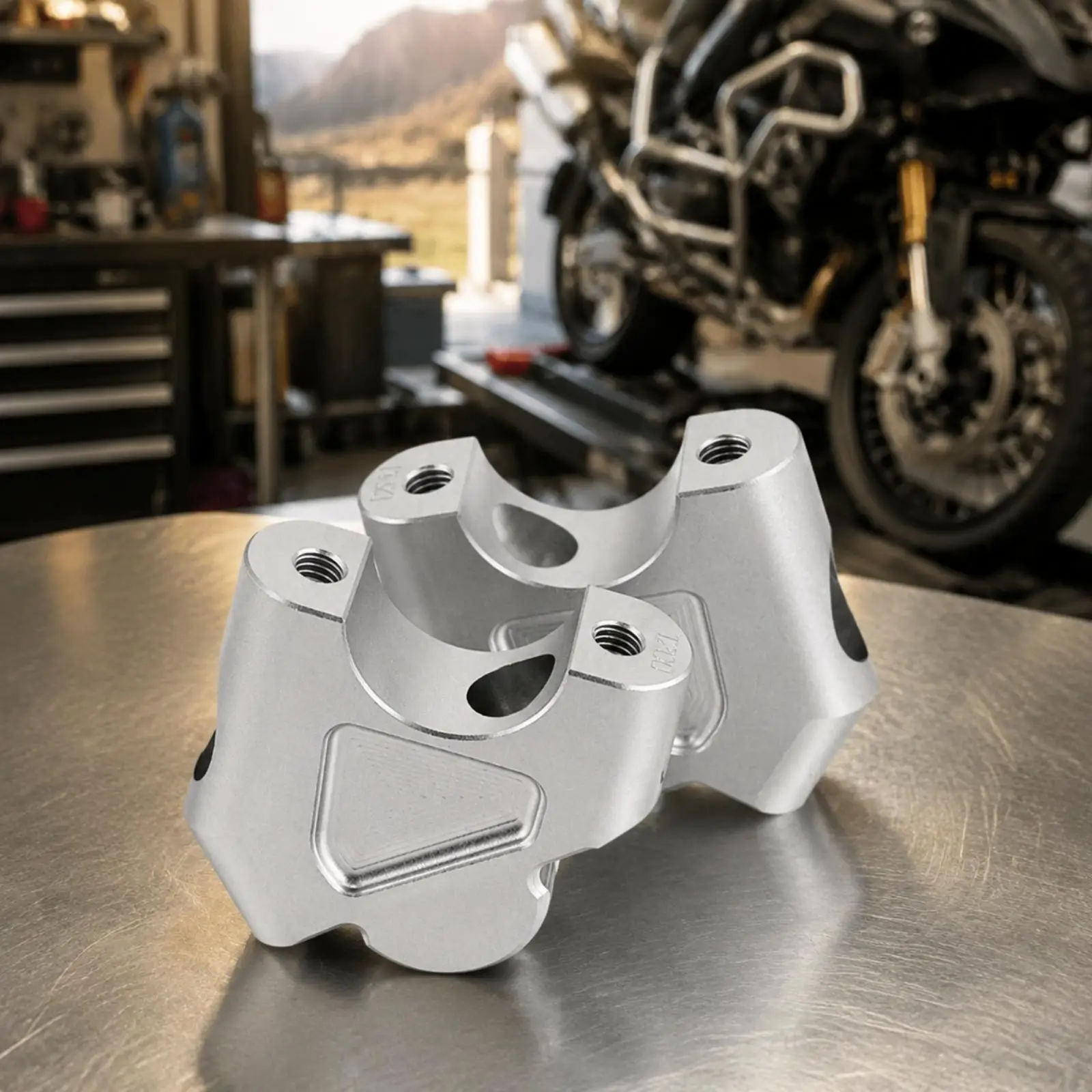 Motorcycle Handlebar Riser 30mm Up 25mm Back for R1250GS ADV 2019-202