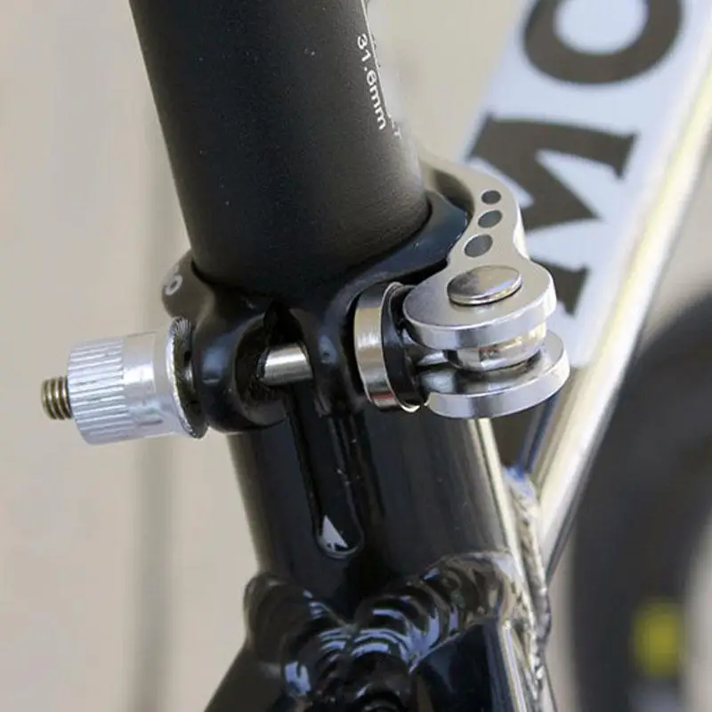 Road Bike Seat Post Clamp Quick Release 31.8mm Aluminum Alloy High Strength Lightweight Secure Fit for Bicycle