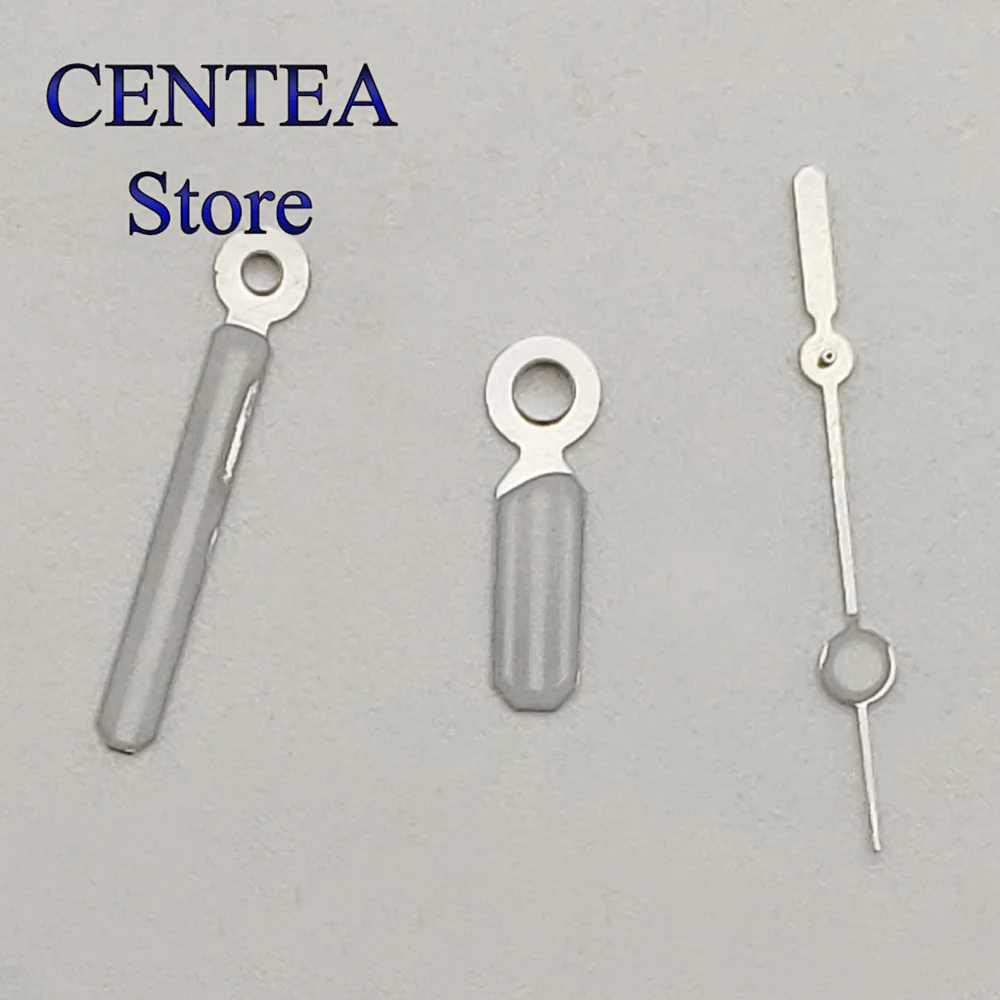 RICHUS prata relógio mãos, mão luminosa apto para NH35, NH36, ETA 2824, 2836, PT5000, Miyota 8215, 821A, DG2813, 3804 movimento