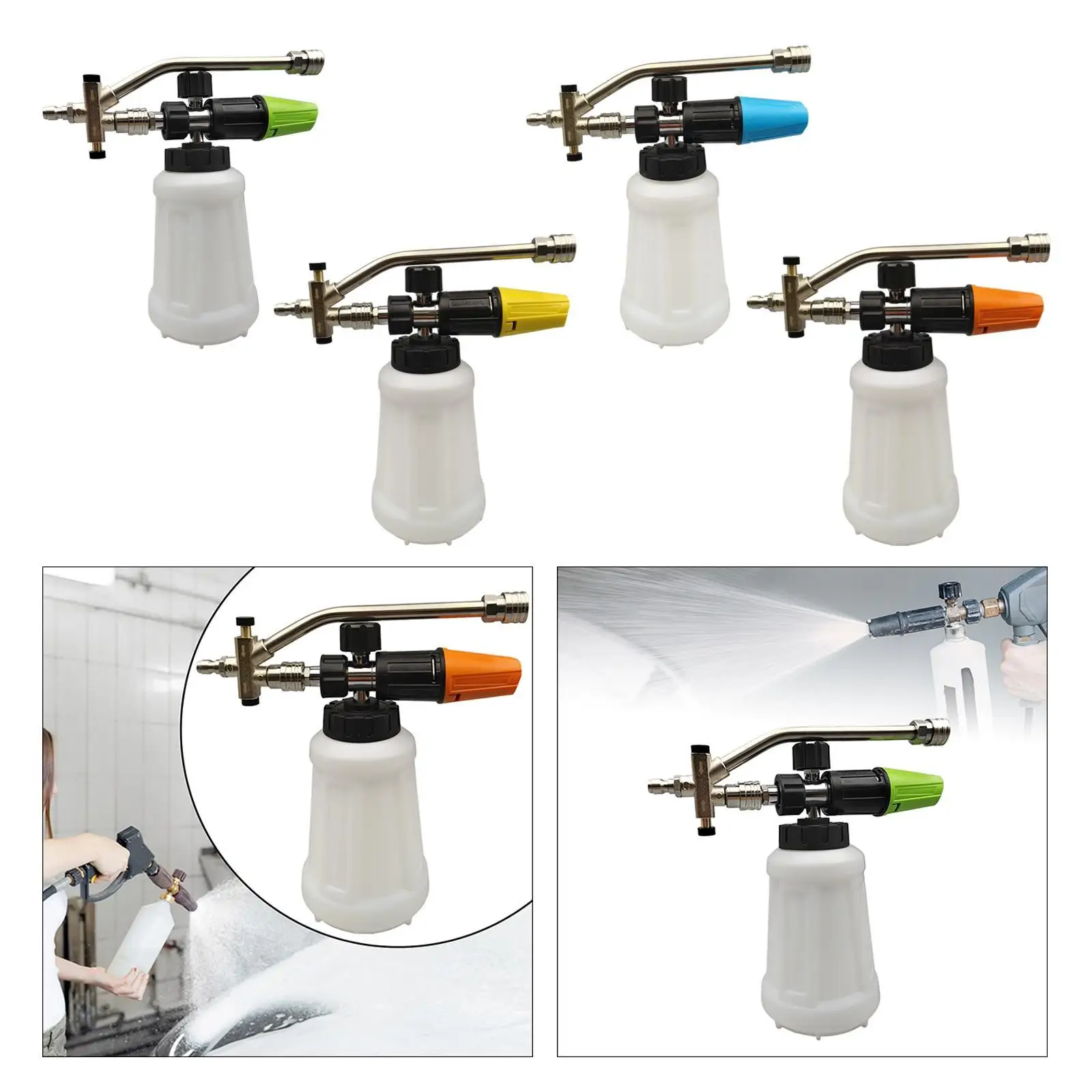 

Double Tip Attachment for Foam Sprayer Pressure Washer Accessories Practical