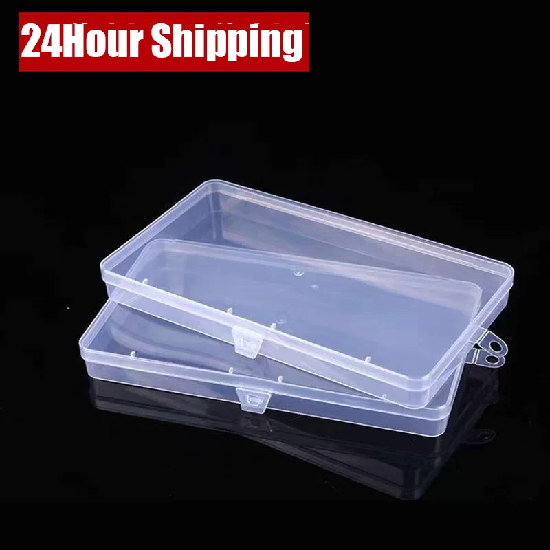 Art Tool Case Tape Stickers Box Pen Holder Plastic Organizer Desktop Storage Container Stationery Storage Box Transparent Case