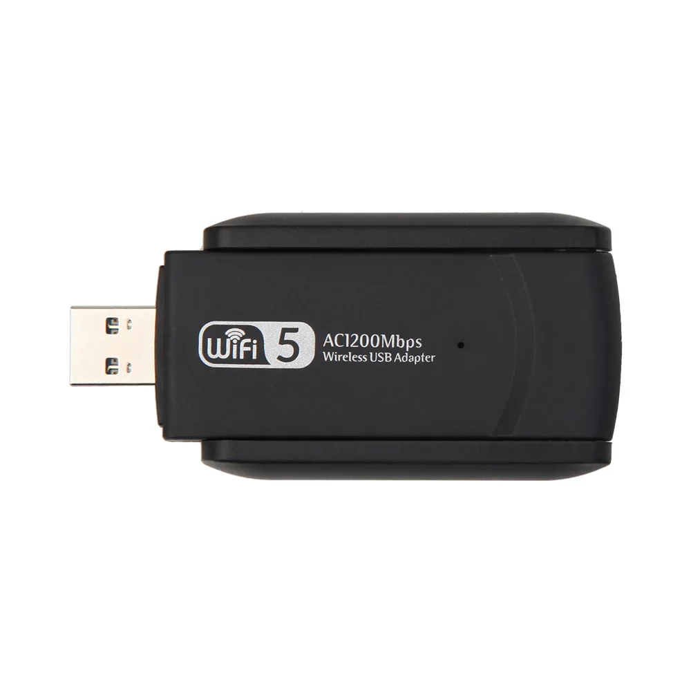 Adaptateur Wifi USB 3.0 1200Mbps pour touristes, bande 5GHz 2.4 mesurz stérilisation 11AC RTL8812BU antenne Wifi dongle carte réseau pour ordinateur portable de bureau, nouveau