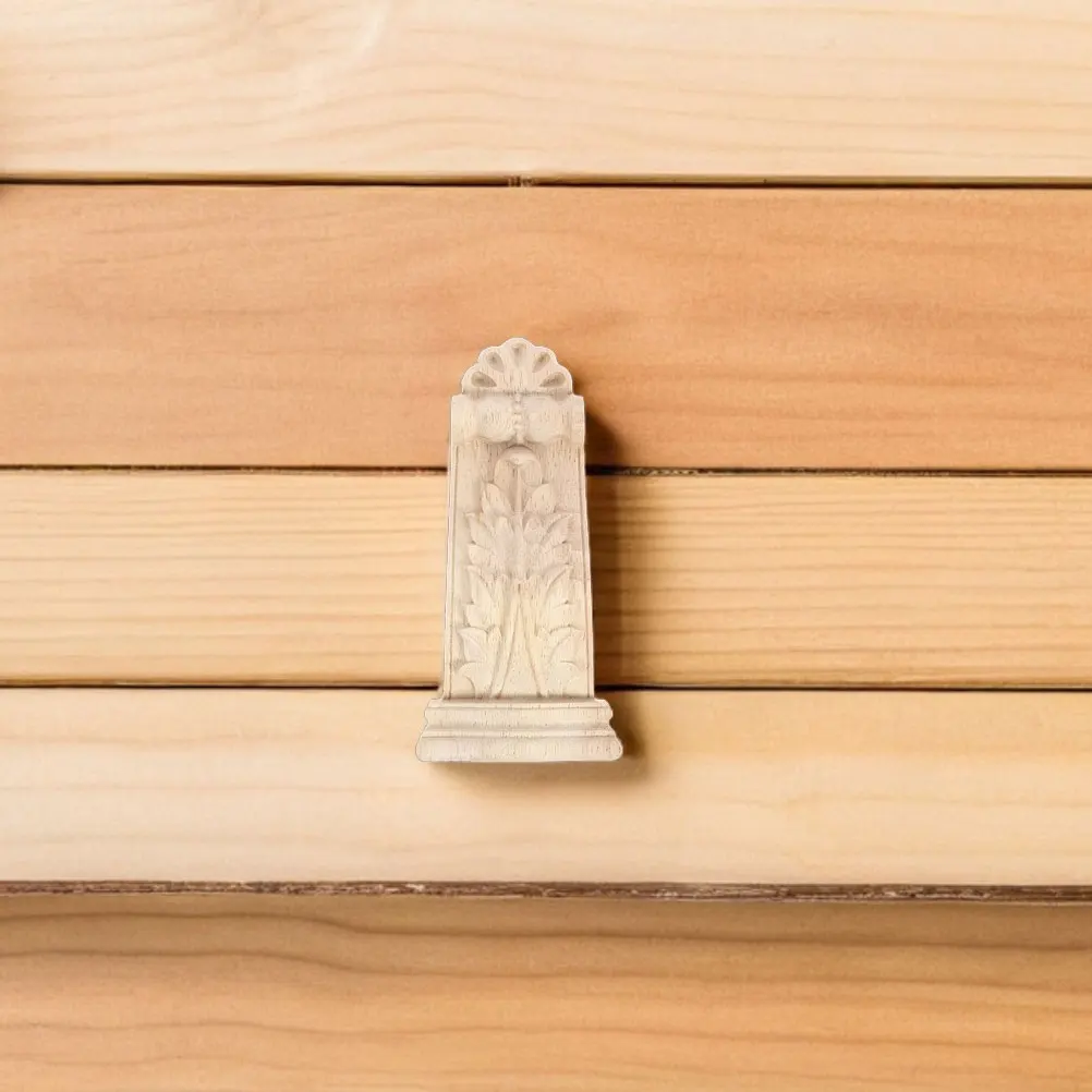 

2Pcs Decorative Wood Corbels Carved Solid Rustic Wooden European Style Shelf Brackets for Home Living Room Decor