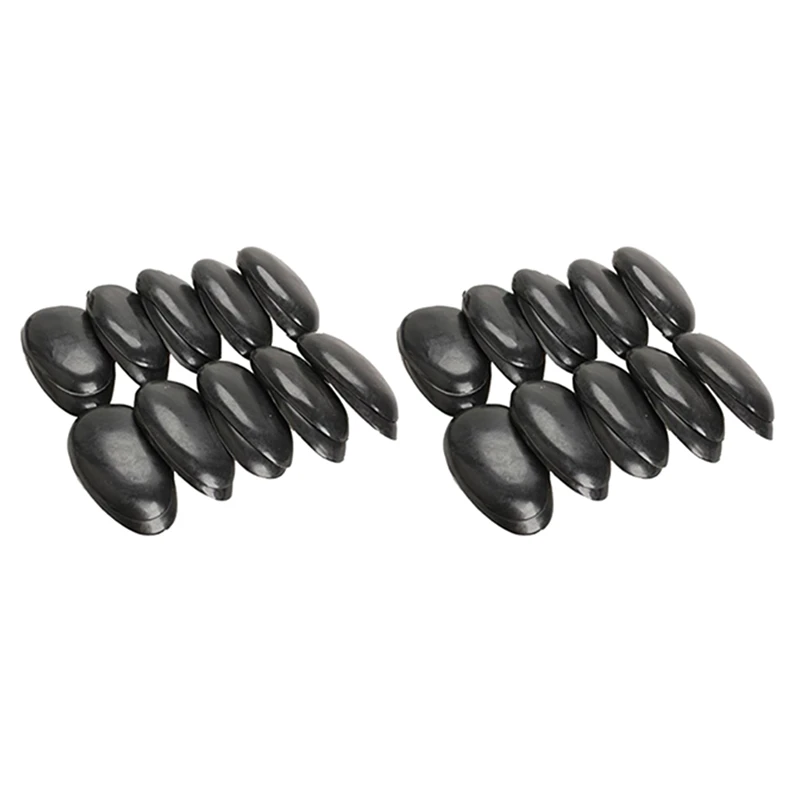 

20 Pairs Black Plastic Hairdressing Dye Coloring Ear Cover Shield Protector