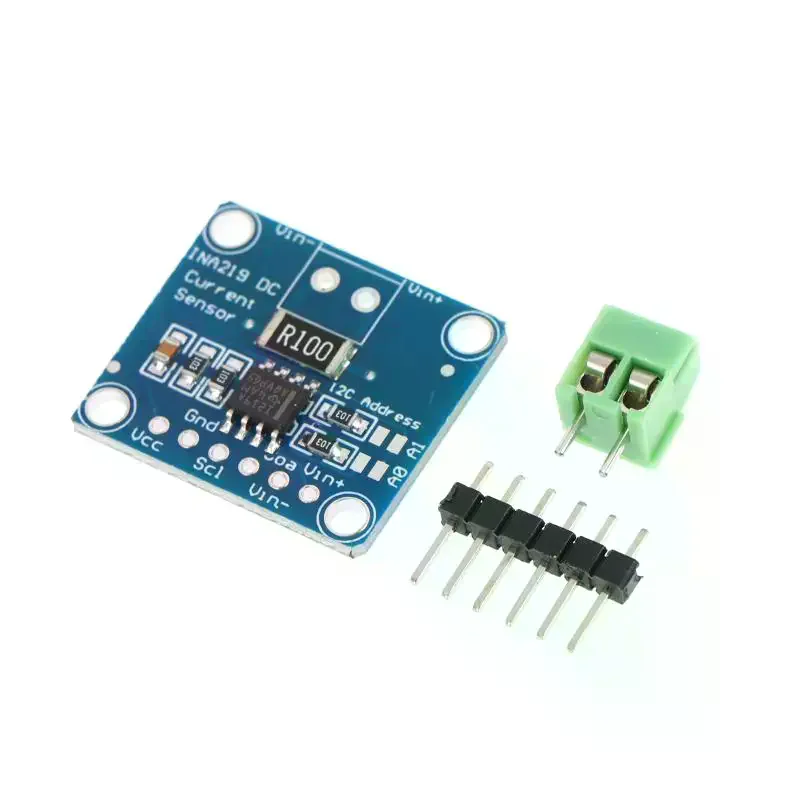 Picture 4: 1/3/5pcs INA219 Module Blue Board DIY 3V-5V IIC I2C MCU-219 Bidirectional Current Power Supply Monitoring Sensor Module