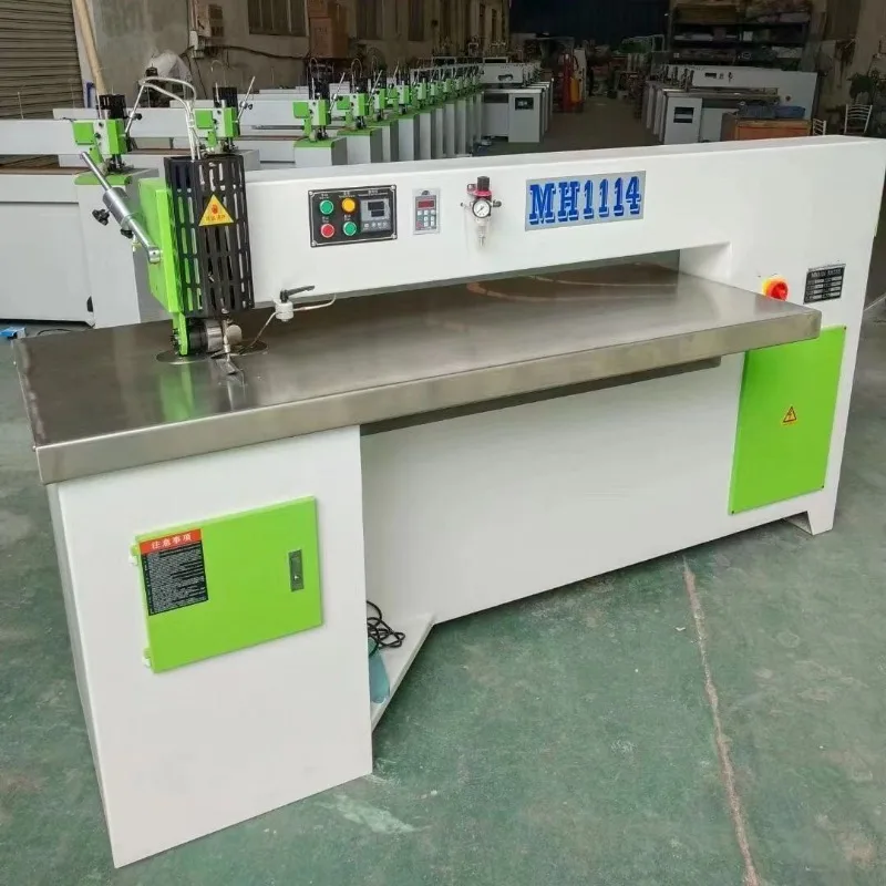 Thin wood veneer patchwork machine, frequency conversion thin wood chip patchwork machine, adjustable speed automatic