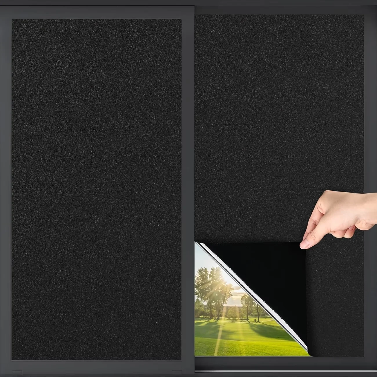 Antistatic Matte Privacy Window Film Semi-Transparent Sun-Protective Suitable For Bedrooms And Bathrooms Door Decoration.