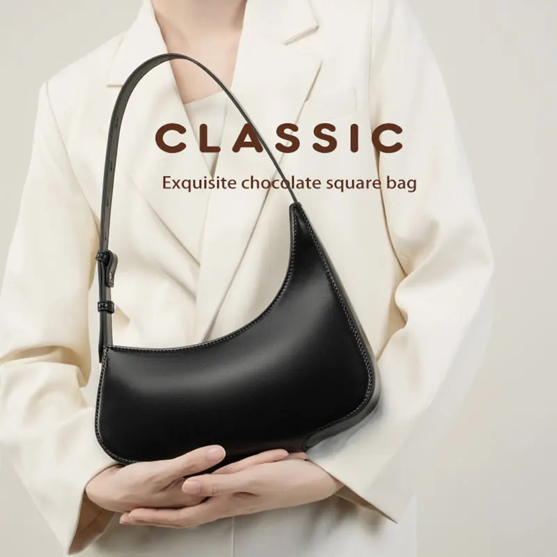 Luxury Designer Women's Bag High Quality Fashion Genuine Leather Women Shoulder Bags Cowhide Trend Saddle Handbags 2402