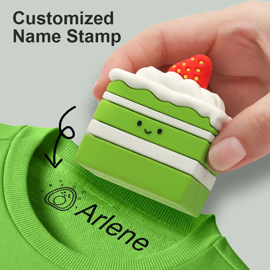 

Custom Kids Name Stamp for Clothes - Waterproof Personalized Name Stamp for Baby Clothing, School Uniforms,Kindergarten Supplies