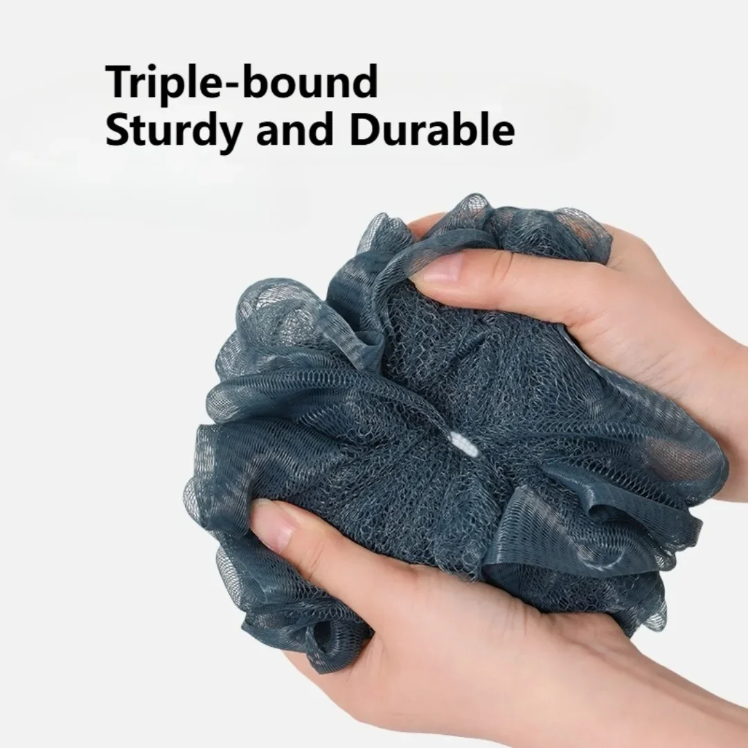 

Large Size Bath Ball Towel Shower Mesh Foaming Sponge Body Scrub Exfoliating Back Brush Skin Cleaner Bath Bubble Ball Bath Tools