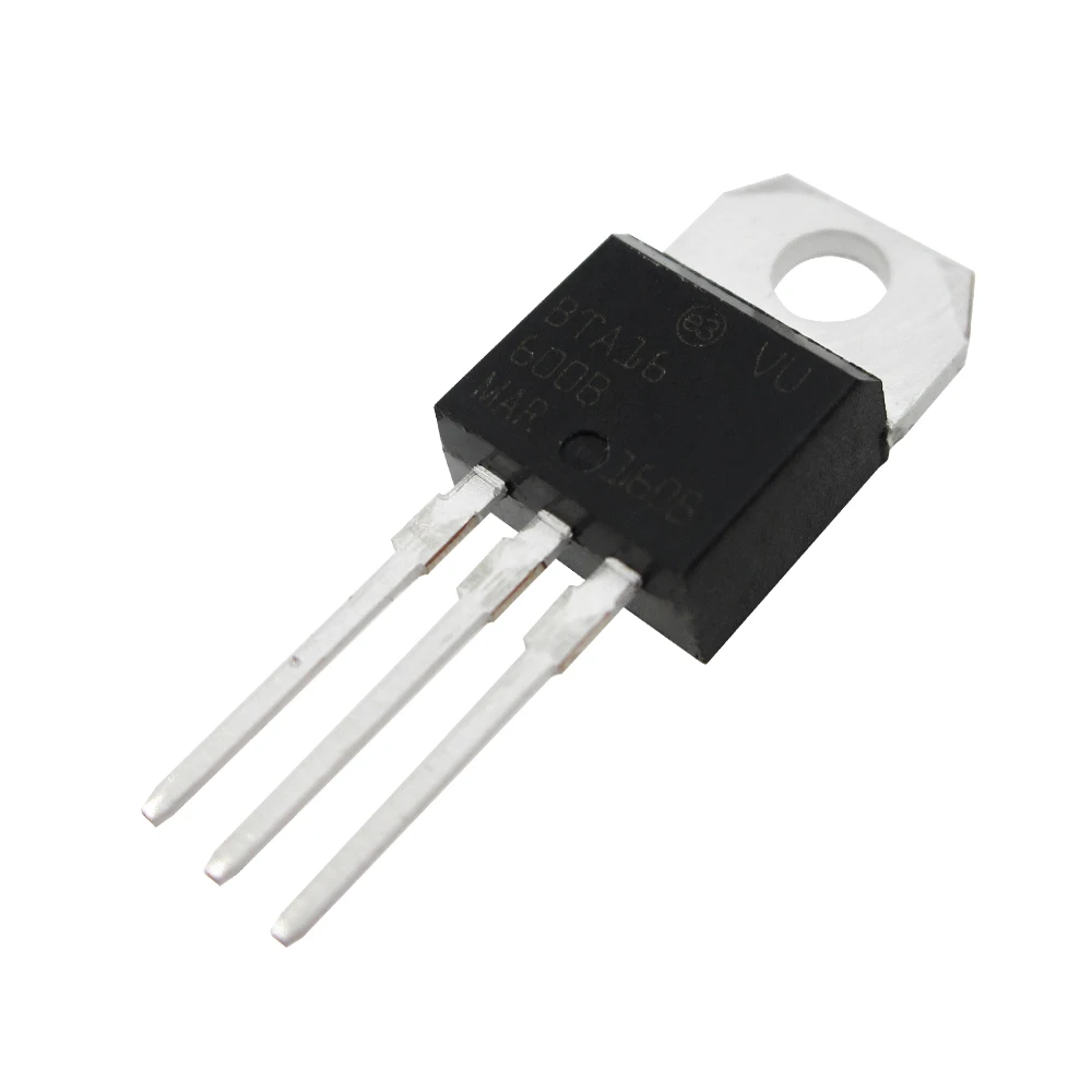 10 Uds BTA16-600B TO-220 BTA16-600 TO220 BTA16 600V 16A TRIACS nuevo y original