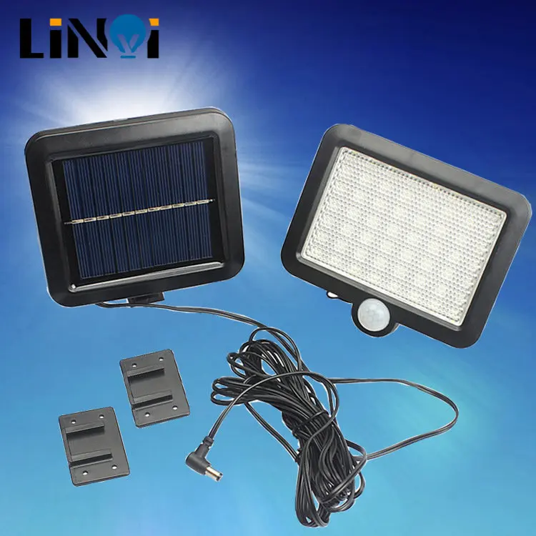 

Led Solar Lights Outdoor Smart Motion Sensor Weatherproof Solar Powered IP65 Waterproof with Wide Angle Wall Light Garden