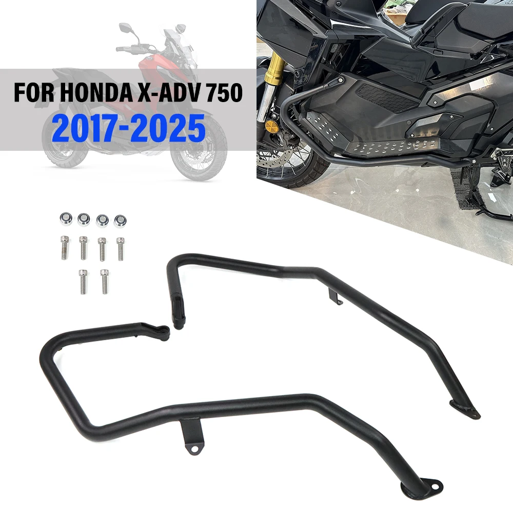 Image of X ADV 750 Motorrad Motor Schutz Autobahn Crash Bars Stoßstange Stunt Käfig Rahmen Schutz Für HONDA X-ADV 750 X-ADV 750 X ADV 750