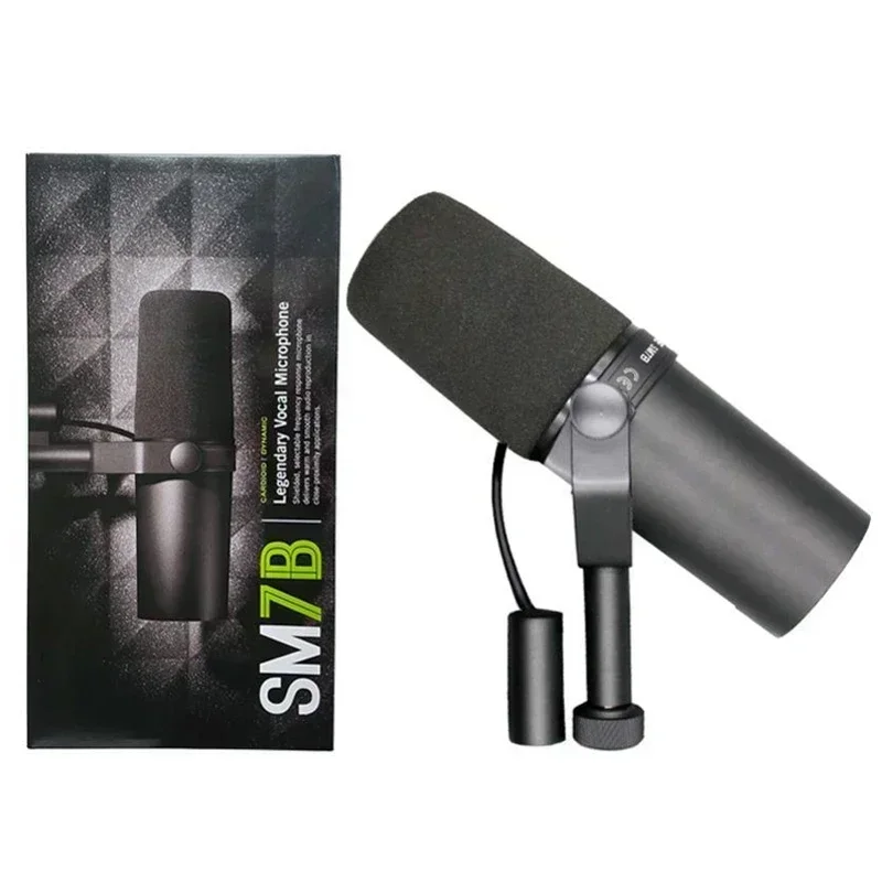 SM7B microphone sm7b dynamic microphone podcast studio set for Live/Stage Recording Podcasting cardioid Black Metal microphone