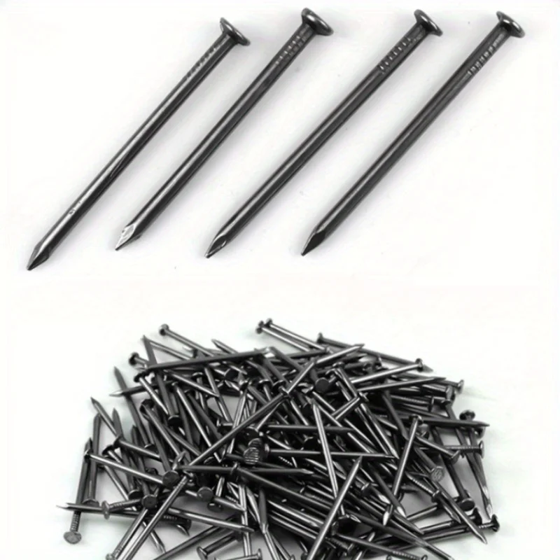 100 Pcs of 50mm Iron Nails, Cement Nails, Suitable for Construction and Decoration Carpentry