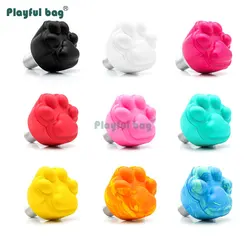 Cat Paw Rubber Double-row Roller Skate Brake Heads Wear-resistant Skates Shoes Accessory Colorful Brake Rubber Pads AMB103