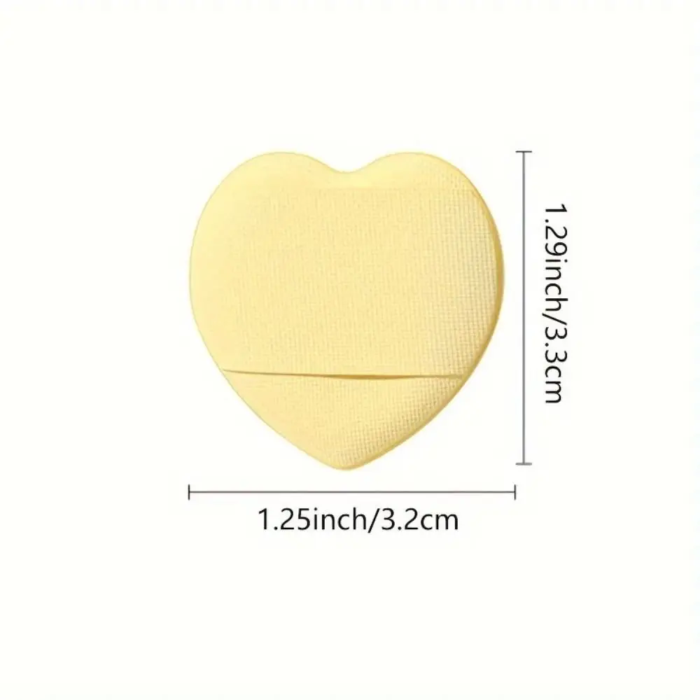 10pcs Mini Heart-shaped Finger Air Cushion Super Soft Lightweight Makeup Puff Cosmetic Pad