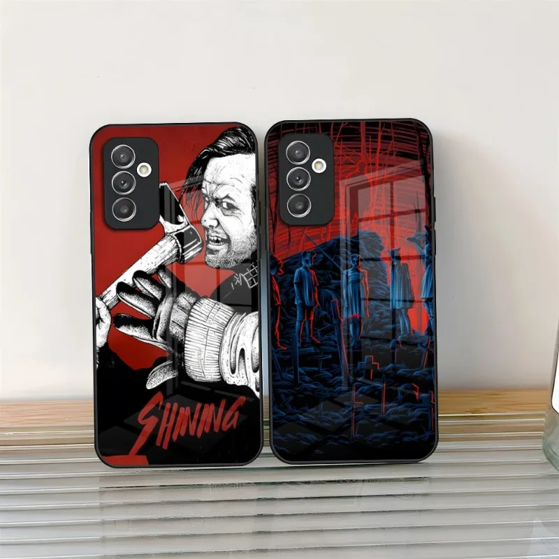 The Shining Stanley Kubrick Movie Phone Case Glass For Samsung A14 A54 A34 A52 A51 A22 A32 A72 S22 S23 Ultra Note 20 10 Pro Plus