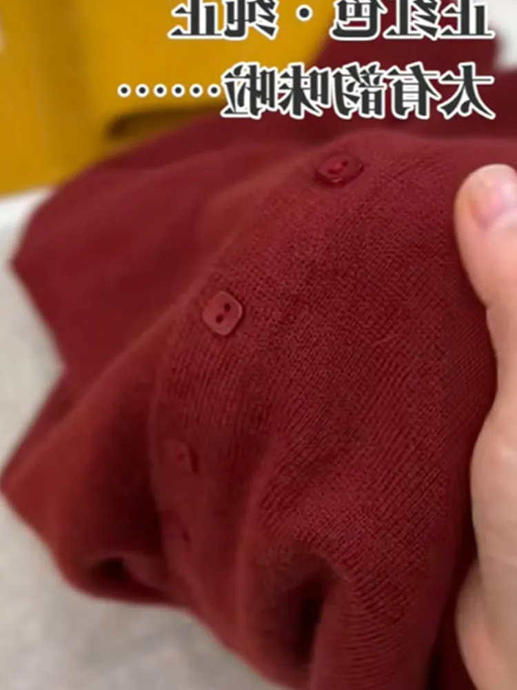 الكورية Sle كسول لون نقي محبوك سترة معطف طويل Sve عادية بسيطة لينة المرأة Faion الشباب Ele ملابس خارجية