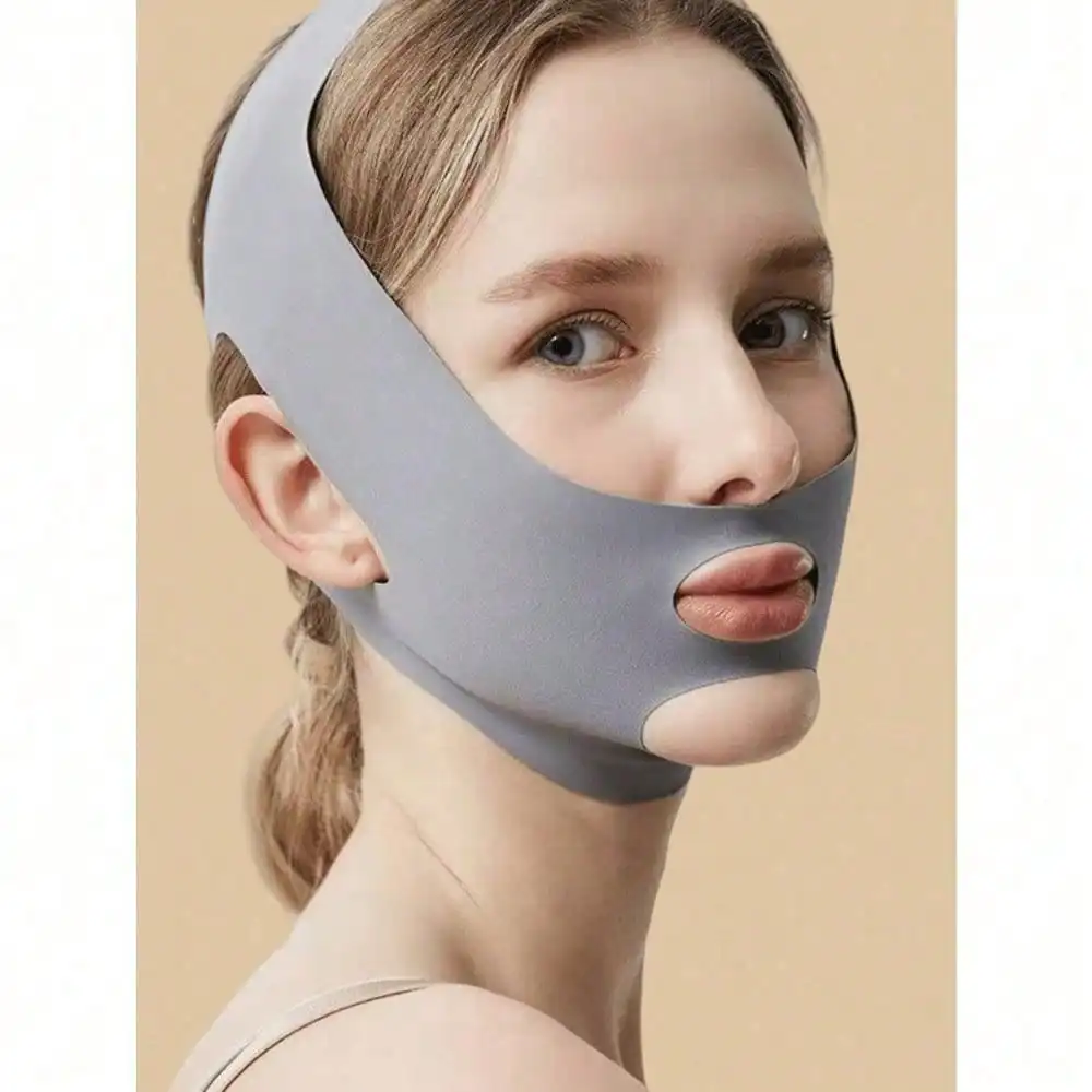Women's Face Mask, Face Bandage Sleep Mask Face Shaping, Helps Sculpt Perfect Facial Contours, Reusable, Hand Washable