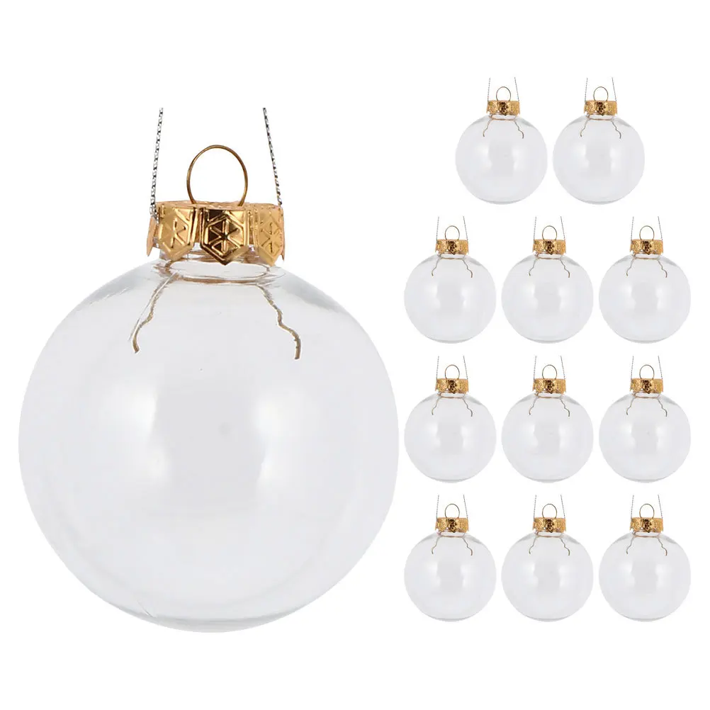 

12Pcs Festive Christmas Ball Pendant Hanging Ornament for Xmas Tree Decorative Holiday Decoration Party Supplies Set