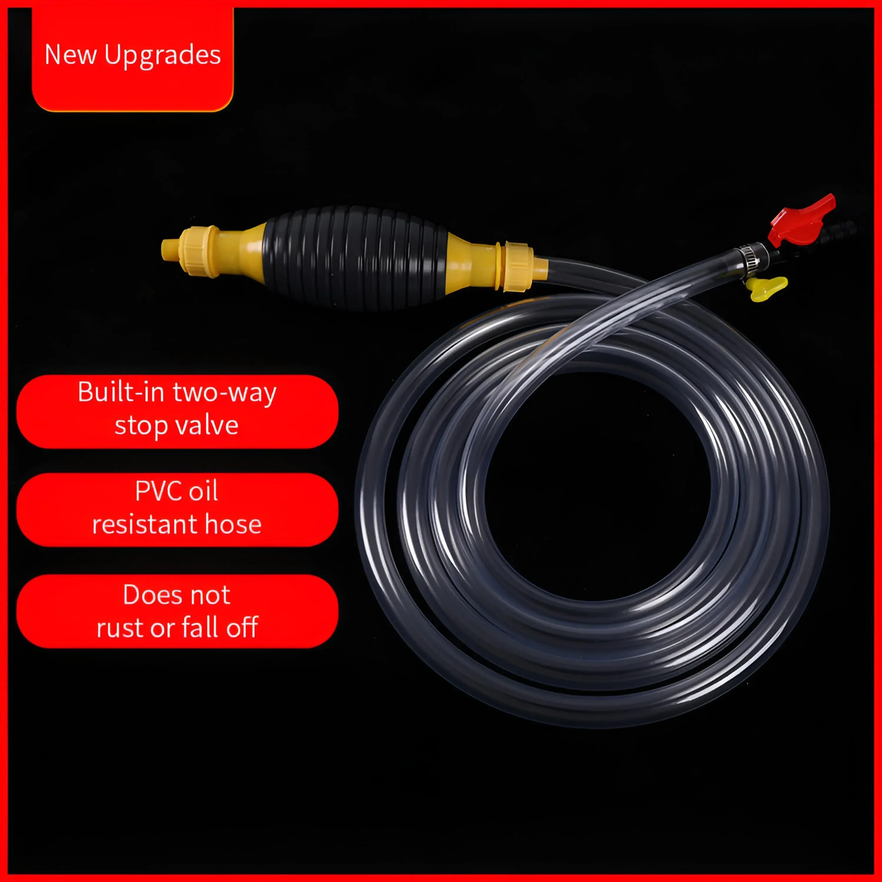 Portable Car Manual Oil Extraction Pipe, Water Extraction Pipe, Truck With Urea Oil Suction Device, Self Priming Steam Pump