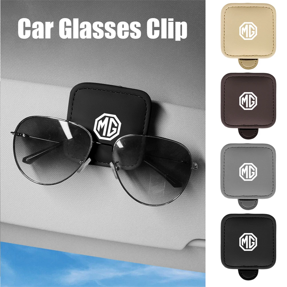 Auto Parasole Occhiali Clip Porta Biglietti Occhiali Da Sole Clip Fisse Per Morris Garages Mg MG5 Hector Gt Ehs MG3 MG4 MG6 MG7 X-Power-image