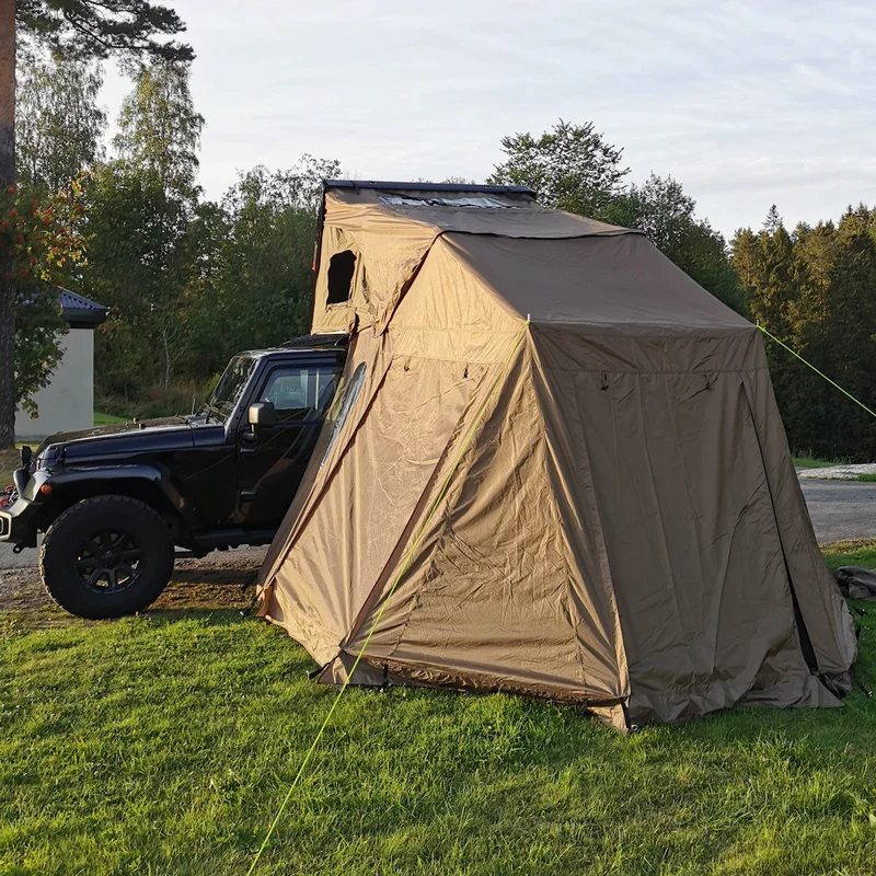 Factory Hot Selling 4X4 Off-Road S Lightweight SUV Awning Can Car Rooftop Camping And Trailer Hardshell Roof Top Tent