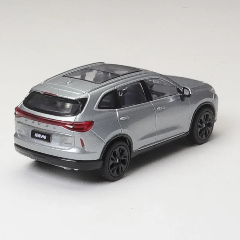 ألعاب أطفال XCARTOYS 1/64 محاكاة مصنوعة من السبائك طراز سيارة الجدار العظيم Haval الجيل الثالث H6 SUV ستار كلاود رمادي هدية عيد الميلاد للأولاد