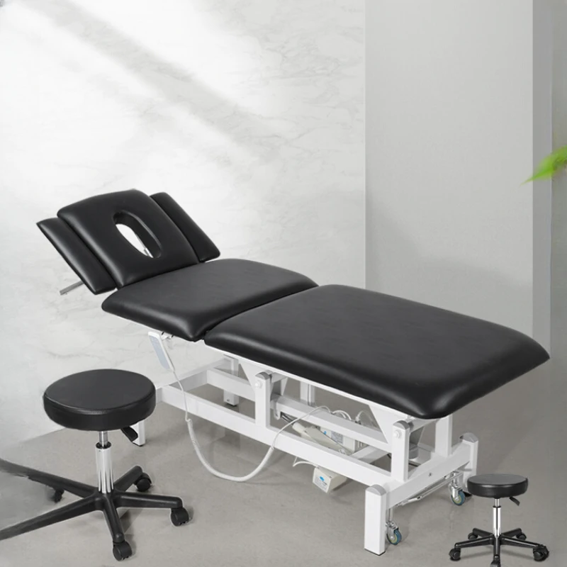 Electric therapy bed, massage and chiropractic  traditional Chinese medicine orthopedic reduction  lifting massage