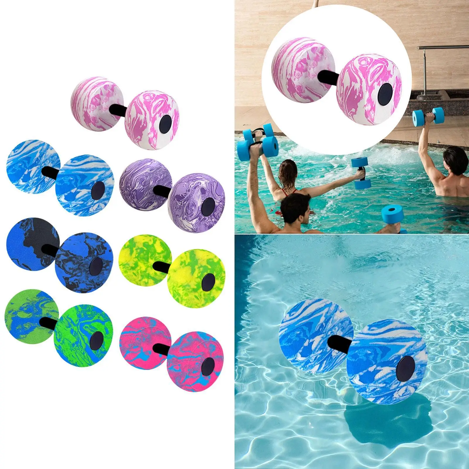 

Гантели для водных упражнений, профессиональное оборудование для аэробики для водных видов спорта для взрослых