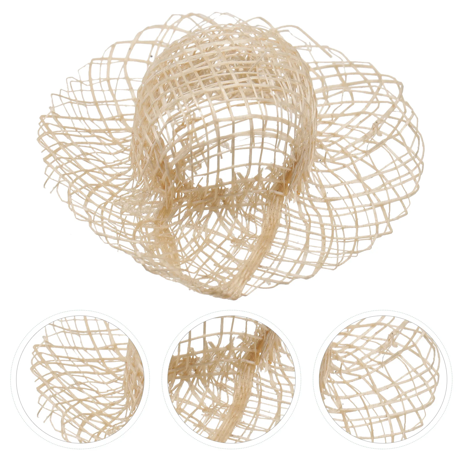 

24Pcs Mini Decorative Caps Chic Straw Hat Shape Ornament for Craft Work Photo Prop Room Decor Festive Display Accessory
