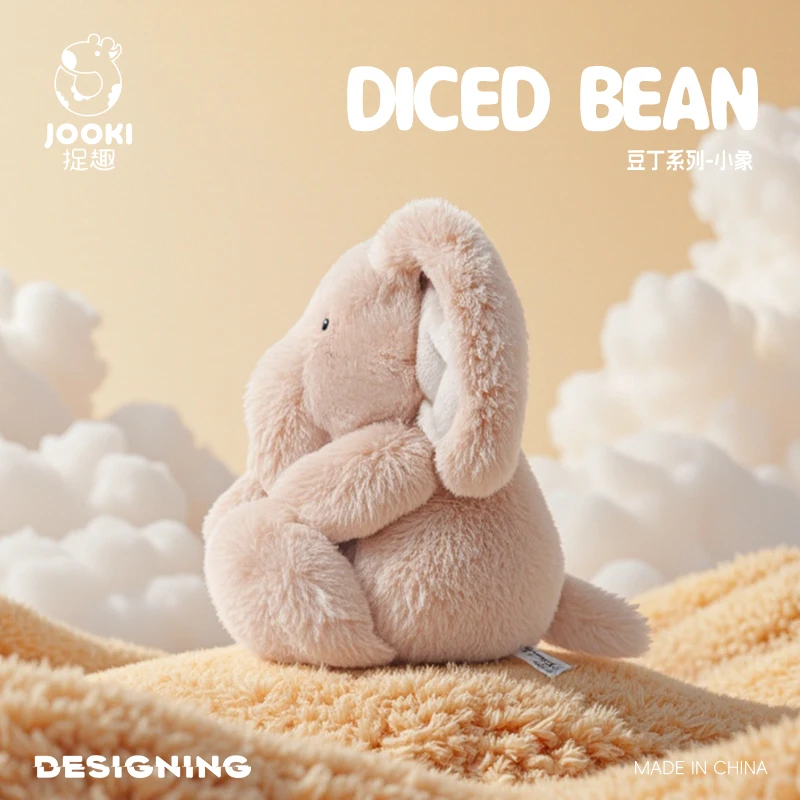 Jouet en peluche éléphant pour bébé, poupée douce, oreiller de couchage, cadeau d'anniversaire pour filles, jouet en peluche doux de haute qualité à la mode