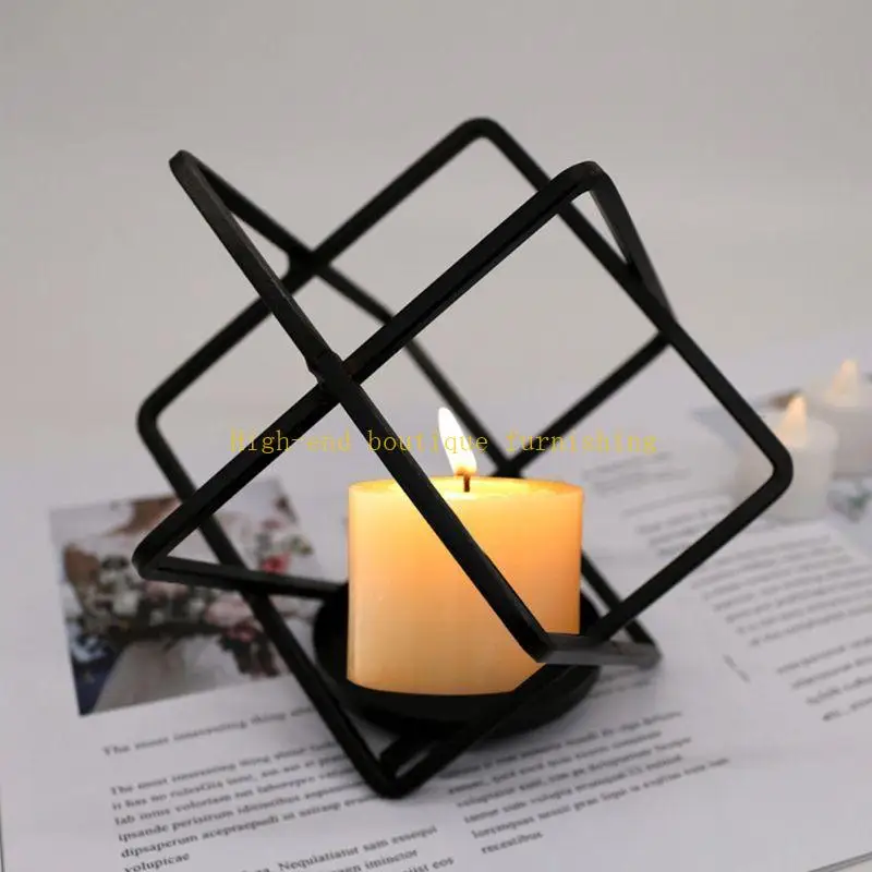 Nordic Geometric Candlestick Holders 3