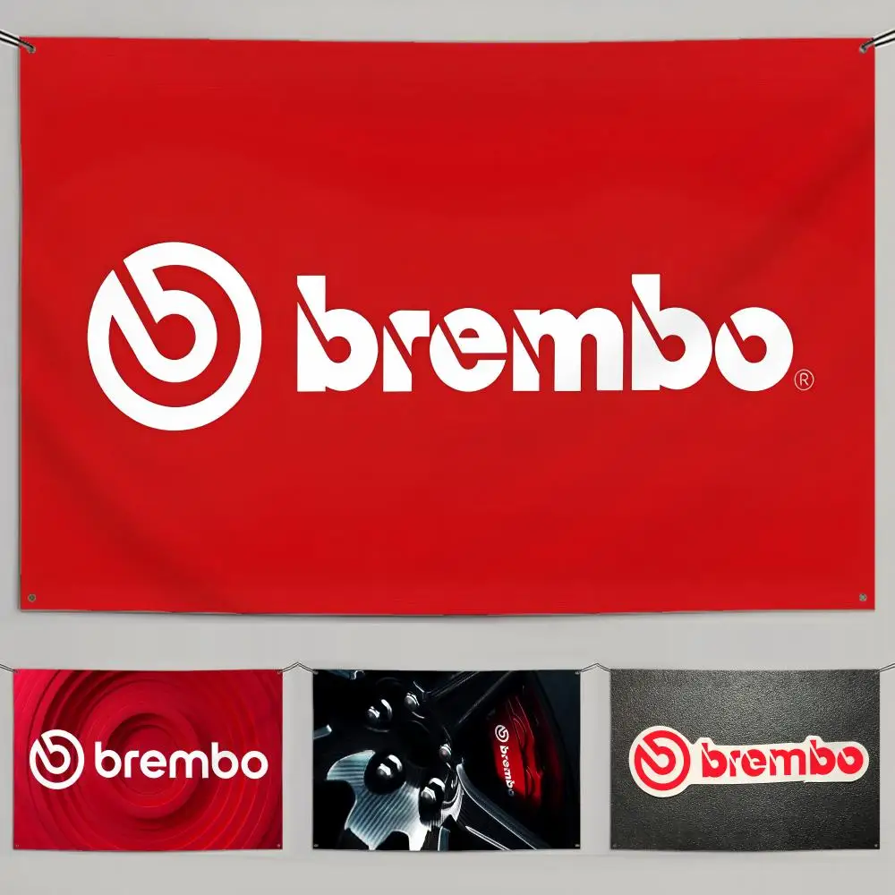 Famous Brand B-Brembo Flags Minimalist Fabric Flag Fade-Resistant Outdoor Garden Banner Hanging Sign for Shop Home Decor