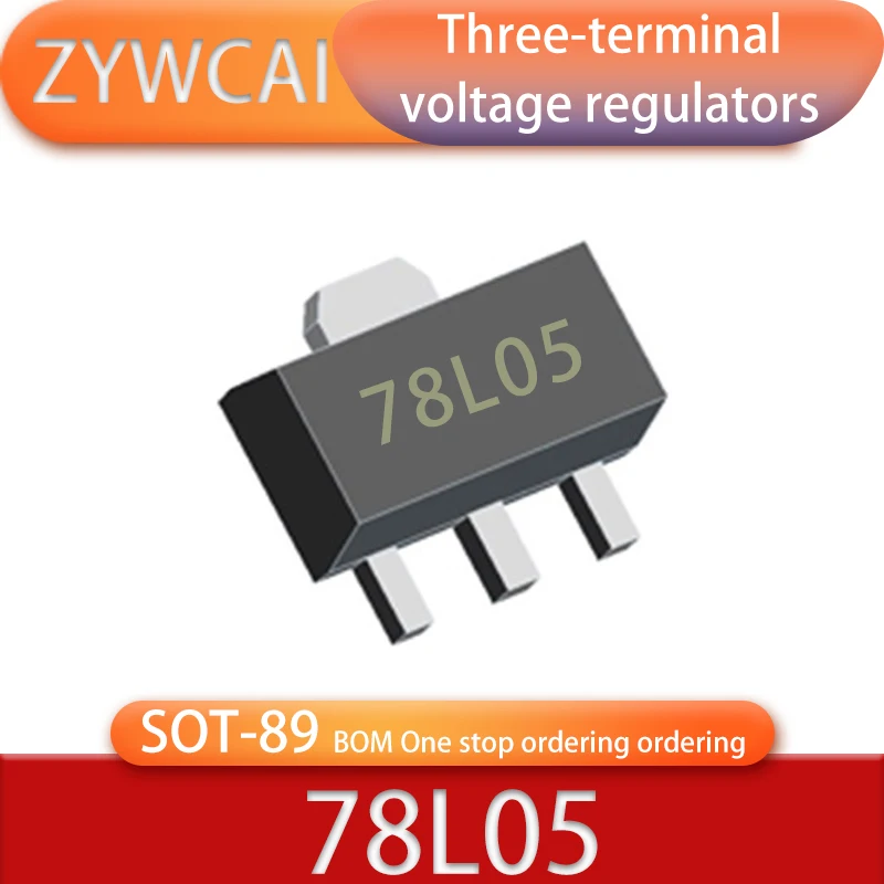 78L05 SOT-89 20pcs Encapsulate Input 30V output 5V 100mA SOT89 Linear Three-terminal Voltage regulator LDO triode