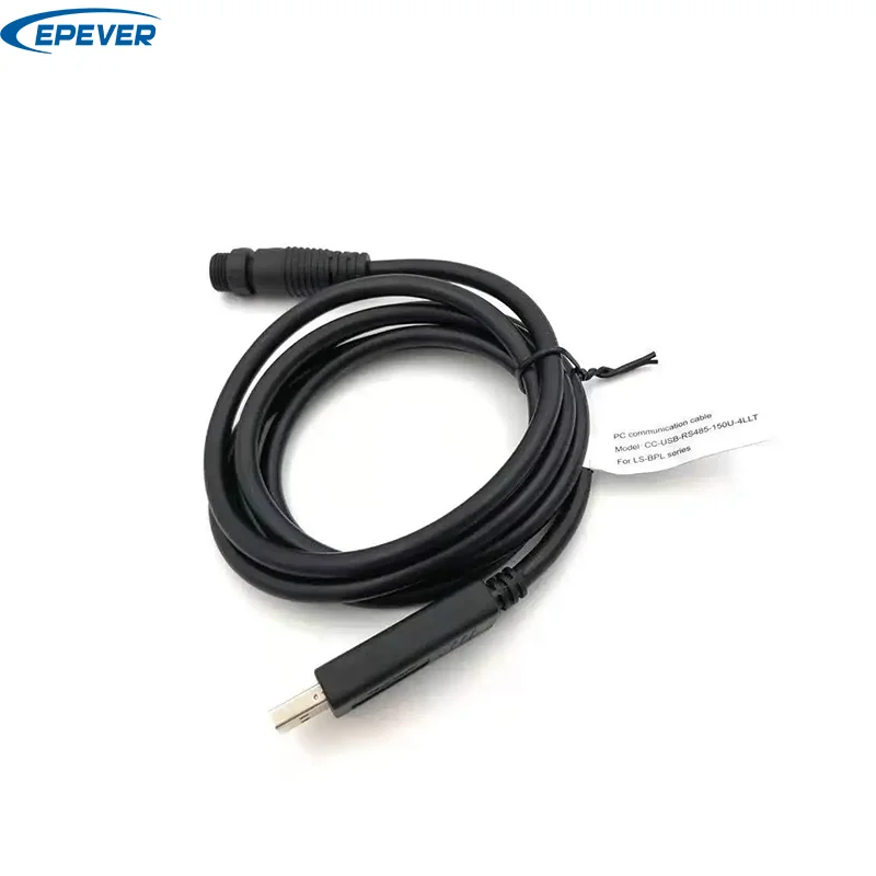 EPever CC-USB-RS485-150U-4LLT PC Communication Cable Applies to EPEVER Tracer-BP and Tracer-BPL, etc Waterproof Connector Design