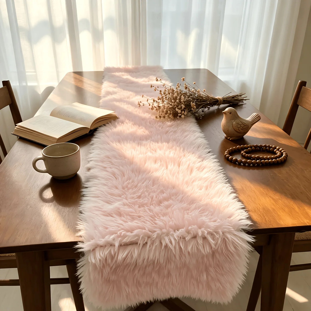 Plush Table Flags Are Not Prone To Shedding. They Are Elegant Table Decorations for Wedding Banquets and Festivals