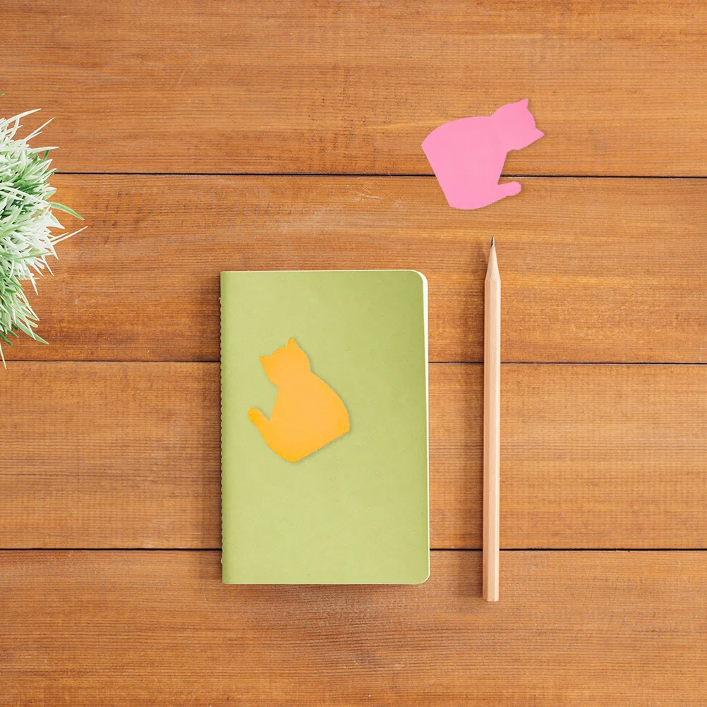 12 قطعة من لوحة مذكرة لاصقة محمولة كرتونية لمجلة المدرسة والمكتب وقائمة المهام وملصقات الملاحظات الورقية للتذكير #4