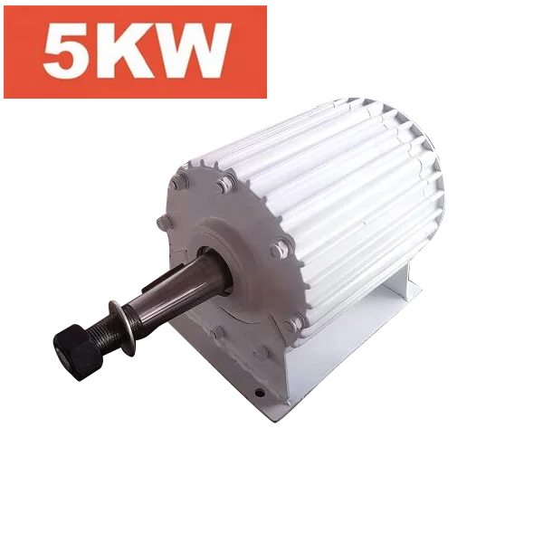 Low RPM 3 Phase PMG 5000 Watt 5KW Micro Hydro Turbine Generator with Cheap Price