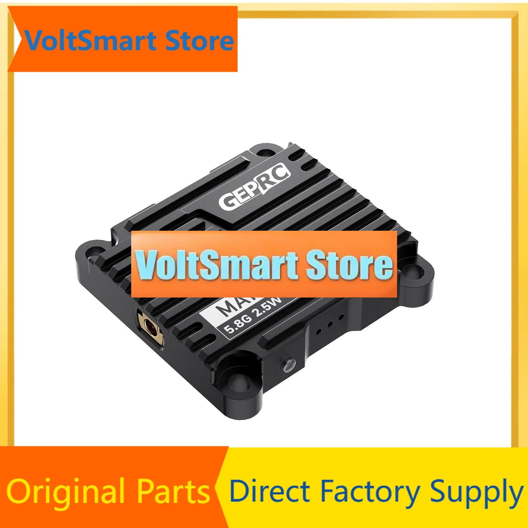 VoltSGEPRC MATEN 5.8G 2.5W 1.6W VTX 72CH 1600mW~2500mW IRC Tramp CNC Aluminum Case 7-36V Long Range FPV Drone Video Transmitter