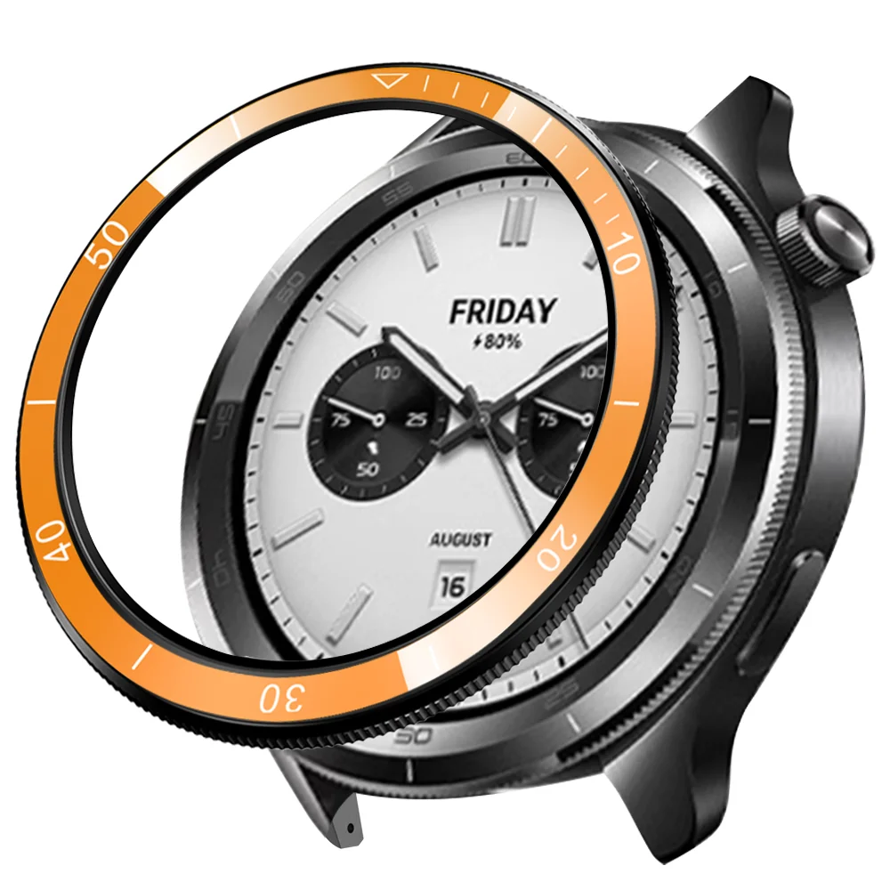 PC Bezel Ring For Xiaomi Watch S4 S3 Anti-Scratch Protective Case Shell Frame Cover Accessories (Not Metal)