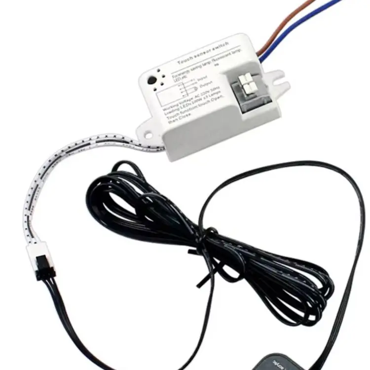 220V Hand Wave Touch Sensor Switch Dimmable Light Controller For Wardrobe Cabinet Closet Lighting Control System