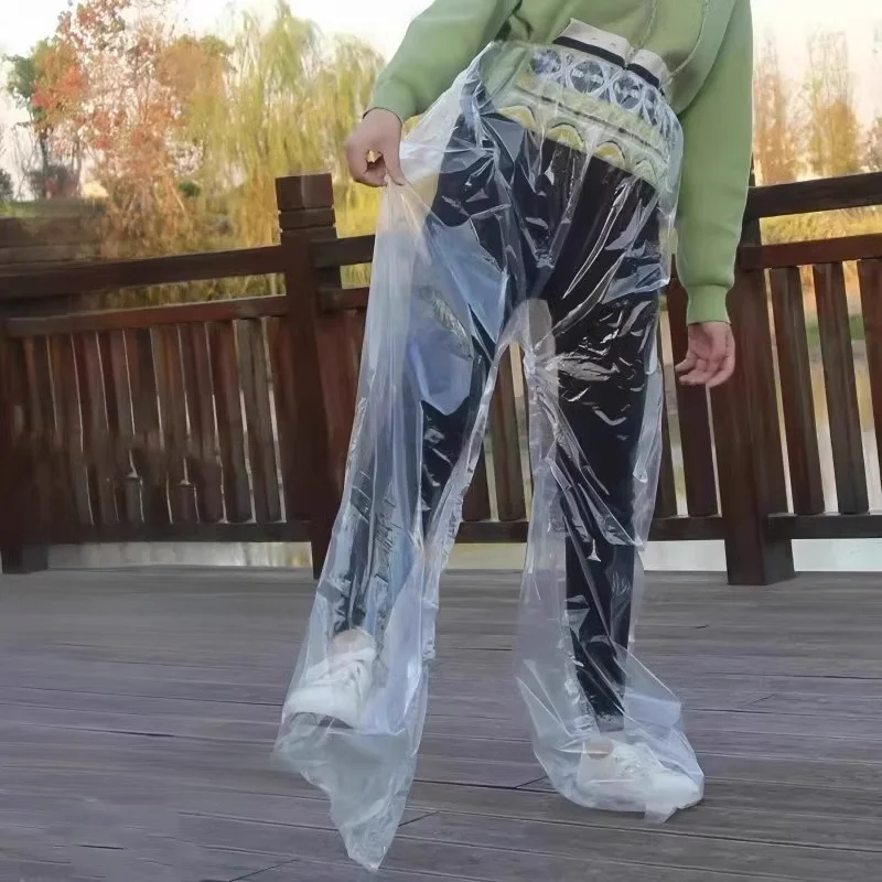 

Утолщенные длинные дождевые штаны с защитой стопы, портативные, водонепроницаемые, универсальные для мужчин и женщин, прочные, предотвращающие попадание грязи, защитные чехлы для ног