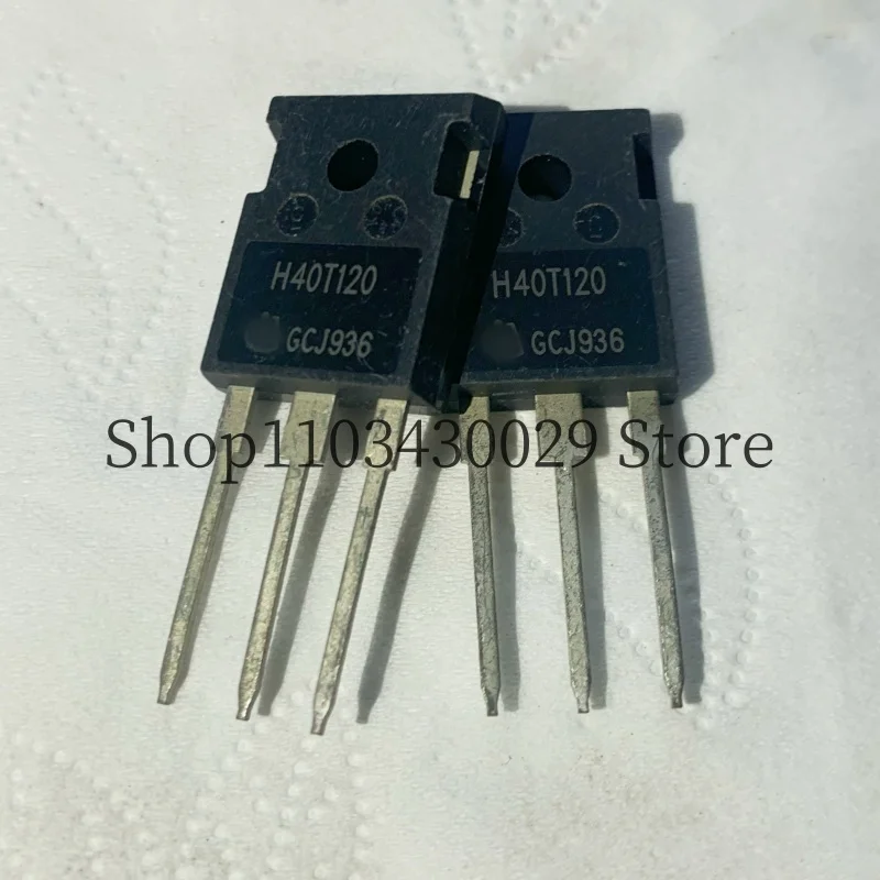 10Pcs New Original IHW40T120 H40T120 TO-247 40A 1200V IGBT Power Tube