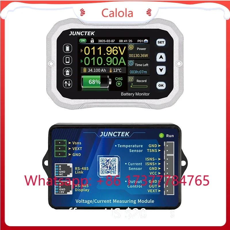 KH160F Bluetooth DC 0-120V 100A 400A Voltage Current Coulomb Meter Capacity Indicator Tester