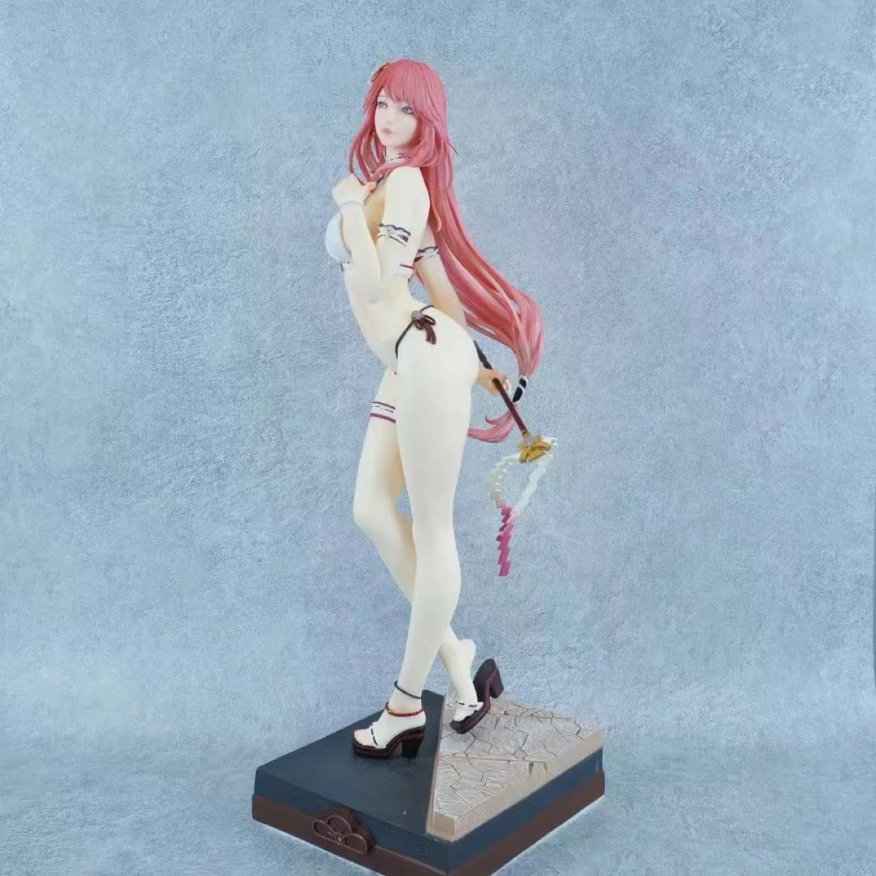 50CM Genshin Impact FA Yae Miko In A Bathing Suit Beautiful Girl Anime Handmade Action Figures Desktop Case Decoration Ornament